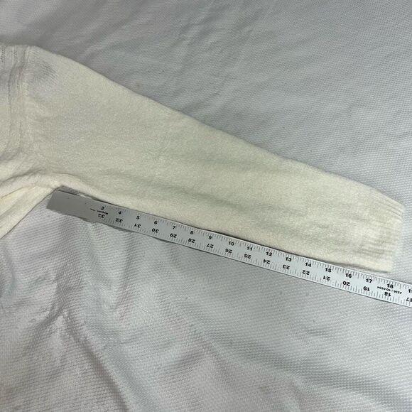 Alfred Dunner Glacier Lake Ivory Floral Soft Chenille Pullover Sweater Sz L Wome - Picture 6 of 8